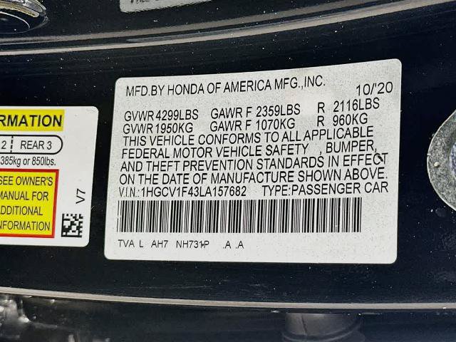 Used 2020 Honda Accord EX image 23