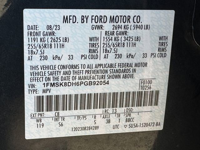 Certified 2023 Ford Explorer XLT w/ Equipment Group 202A AWD/4WD image 29