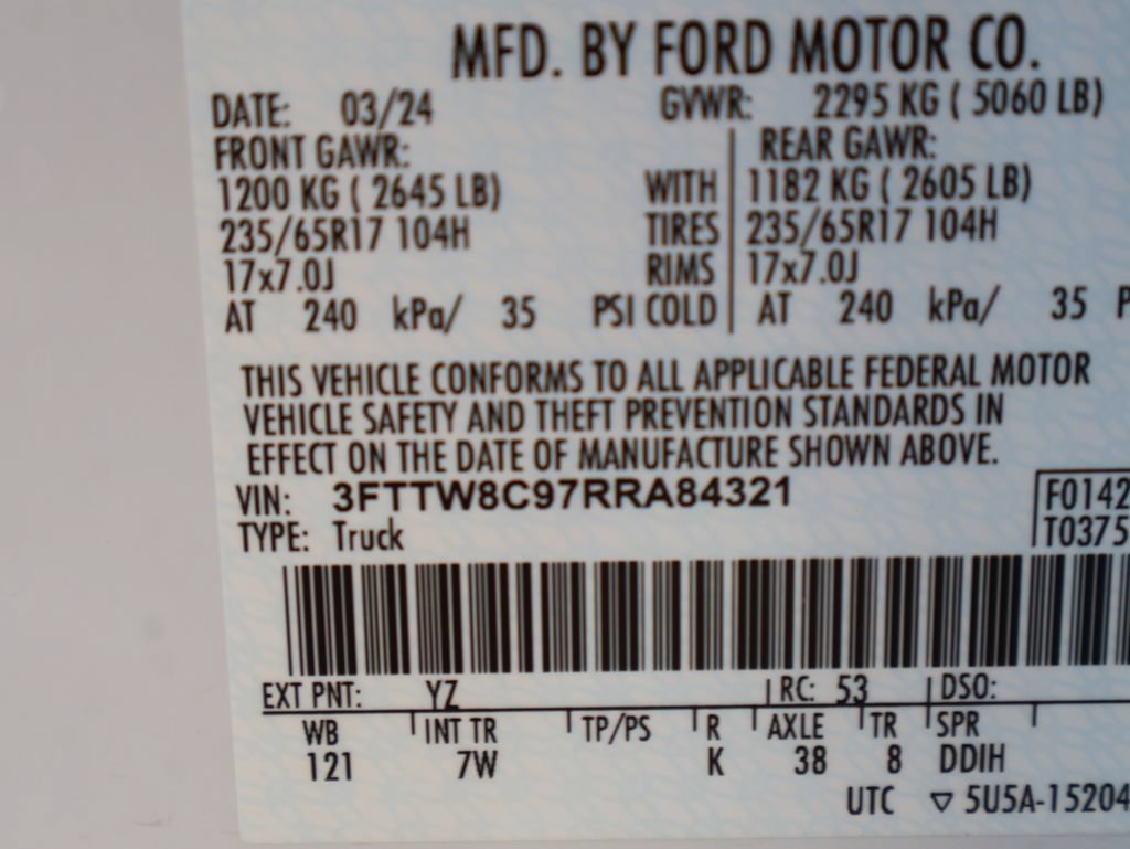 Certified 2024 Ford Maverick Tremor w/ Tremor Off-Road Package AWD/4WD image 40