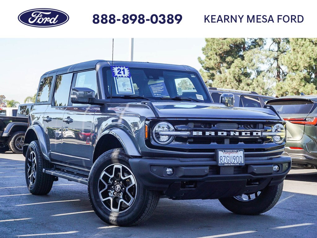 Certified 2021 Ford Bronco Outer Banks