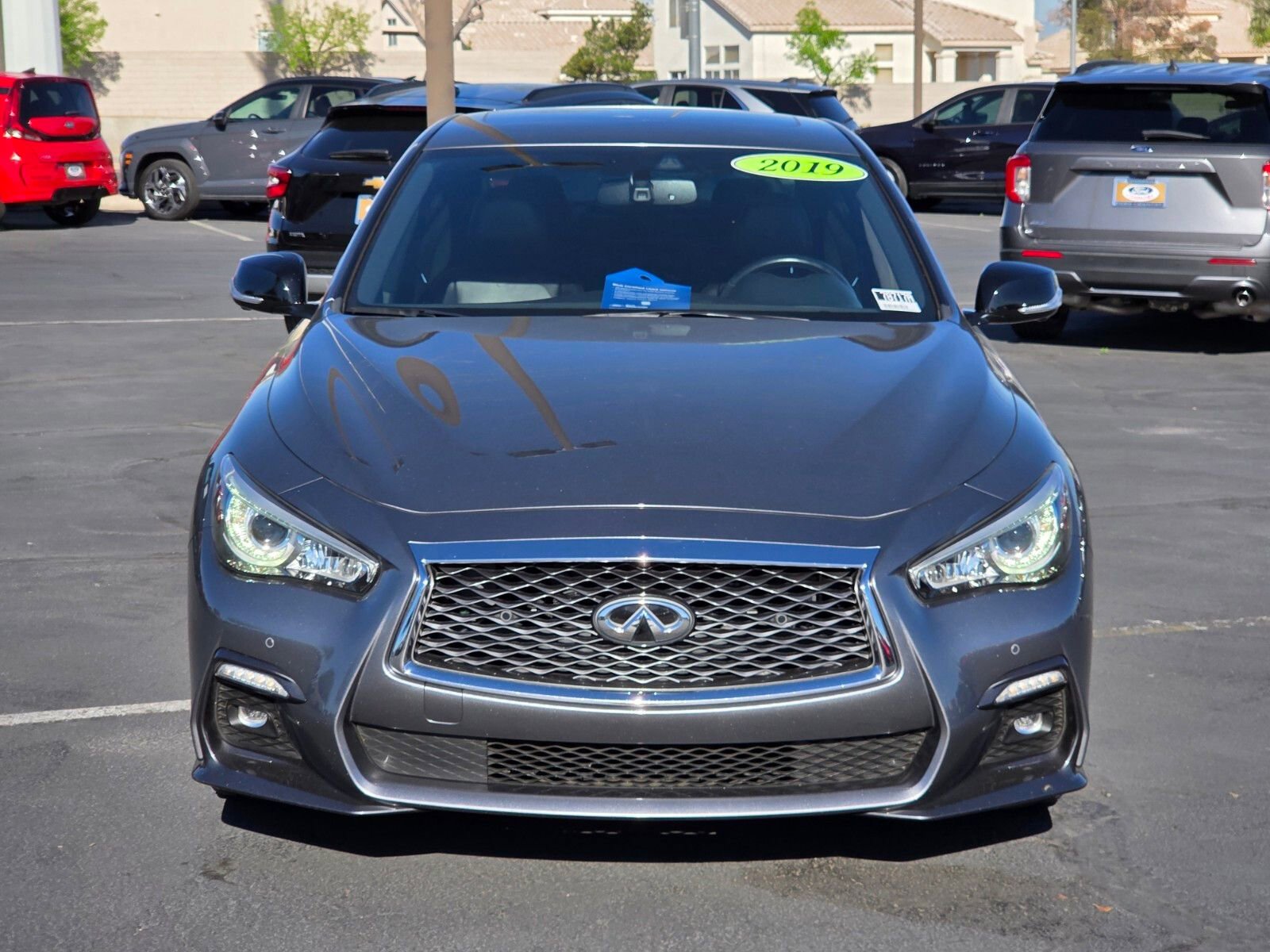 Used 2019 INFINITI Q50 Red Sport 400 w/ Proactive Package image 8