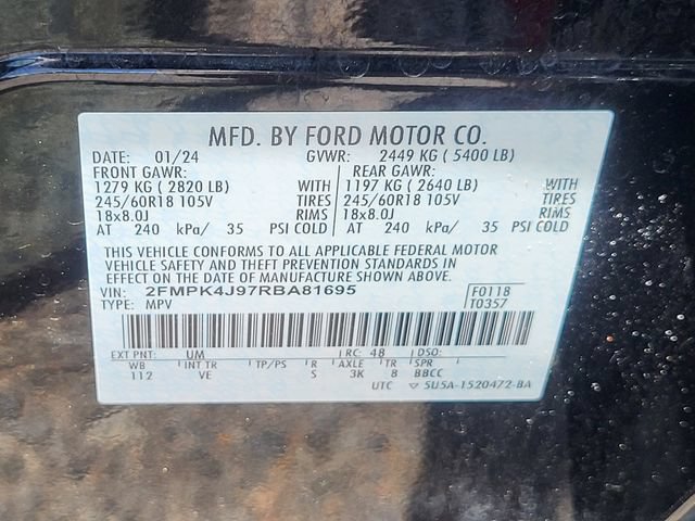 Certified 2024 Ford Edge SEL w/ Convenience Package AWD/4WD image 25
