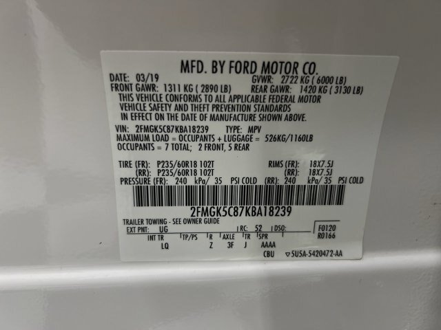 Certified 2019 Ford Flex SEL w/ Equipment Group 202A FWD image 31