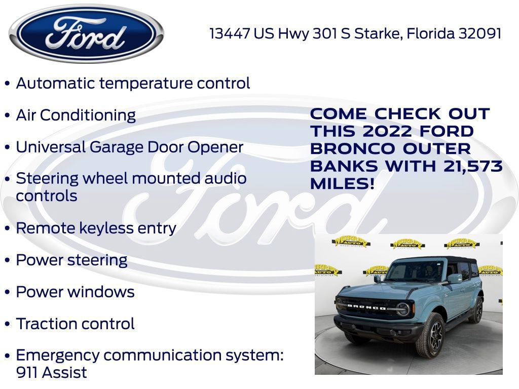 Certified 2022 Ford Bronco Outer Banks image 32