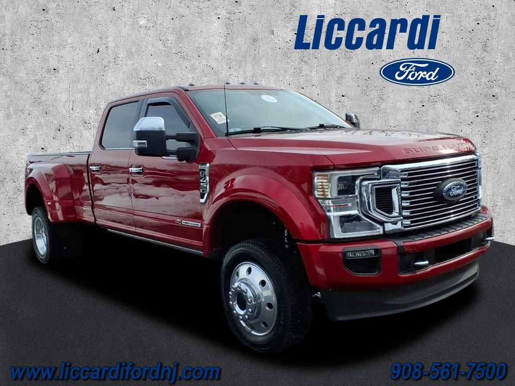 Certified 2022 Ford F450 Platinum w/ FX4 Off-Road Package AWD/4WD image 1