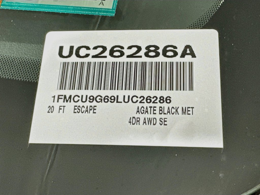 Certified 2020 Ford Escape SE AWD/4WD image 25