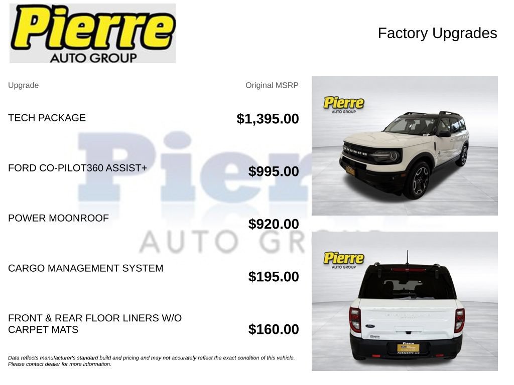 Certified 2024 Ford Bronco Sport Outer Banks w/ Tech Package AWD/4WD image 14