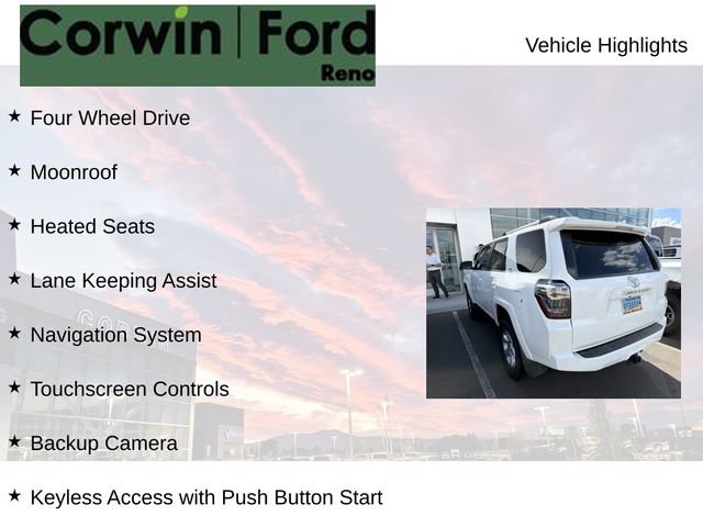 Used 2022 Toyota 4Runner SR5 Premium w/ Moonroof Package AWD/4WD image 8