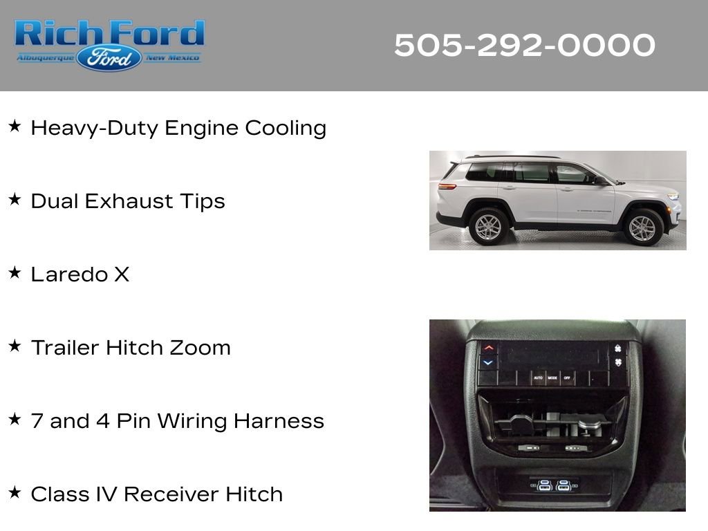 Used 2025 Jeep Grand Cherokee L Laredo w/ Trailer Tow Package AWD/4WD image 28