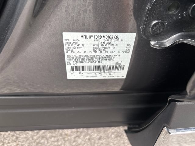 Certified 2024 Ford Explorer Limited w/ Equipment Group 301A AWD/4WD image 32