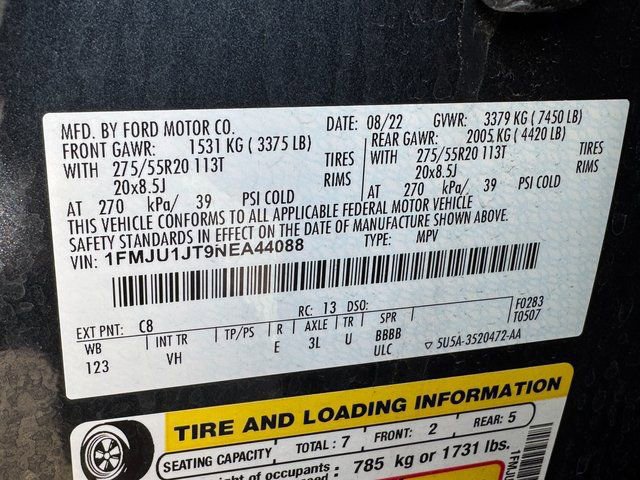 Certified 2022 Ford Expedition XLT image 9