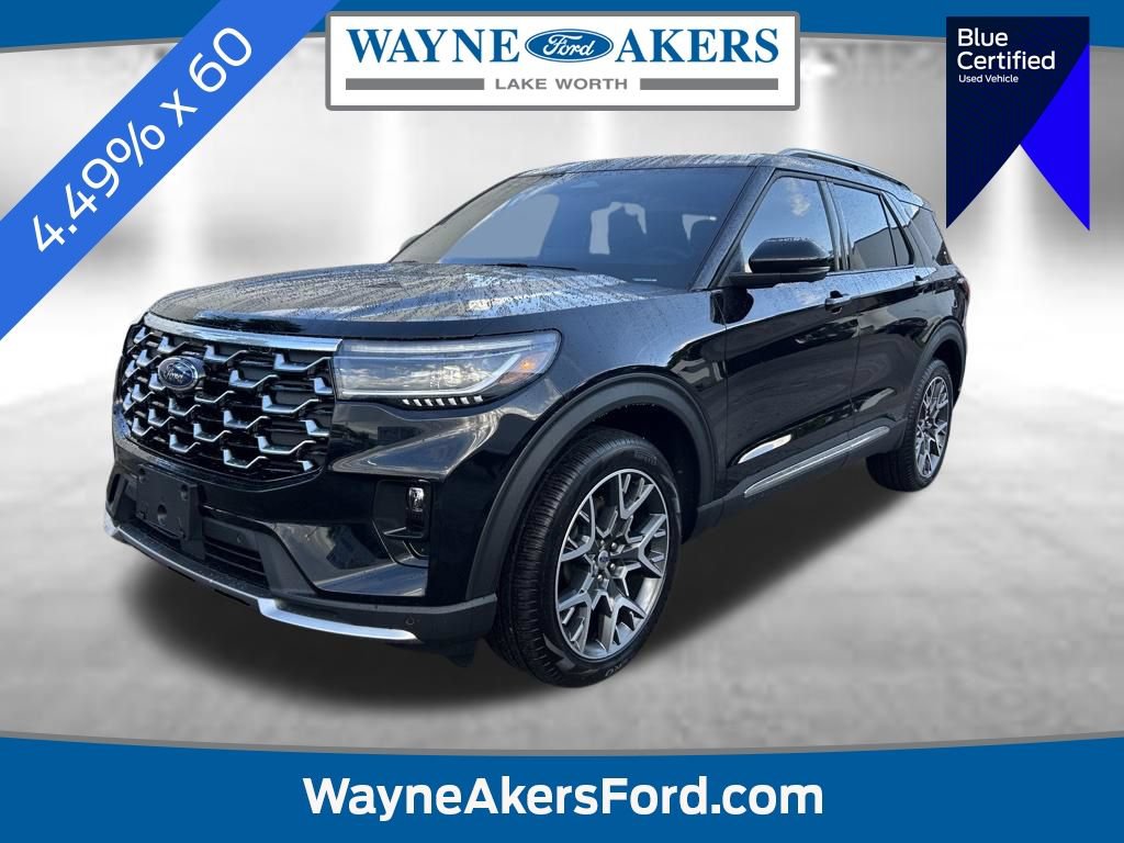 Certified 2025 Ford Explorer Platinum w/ Ultimate Package