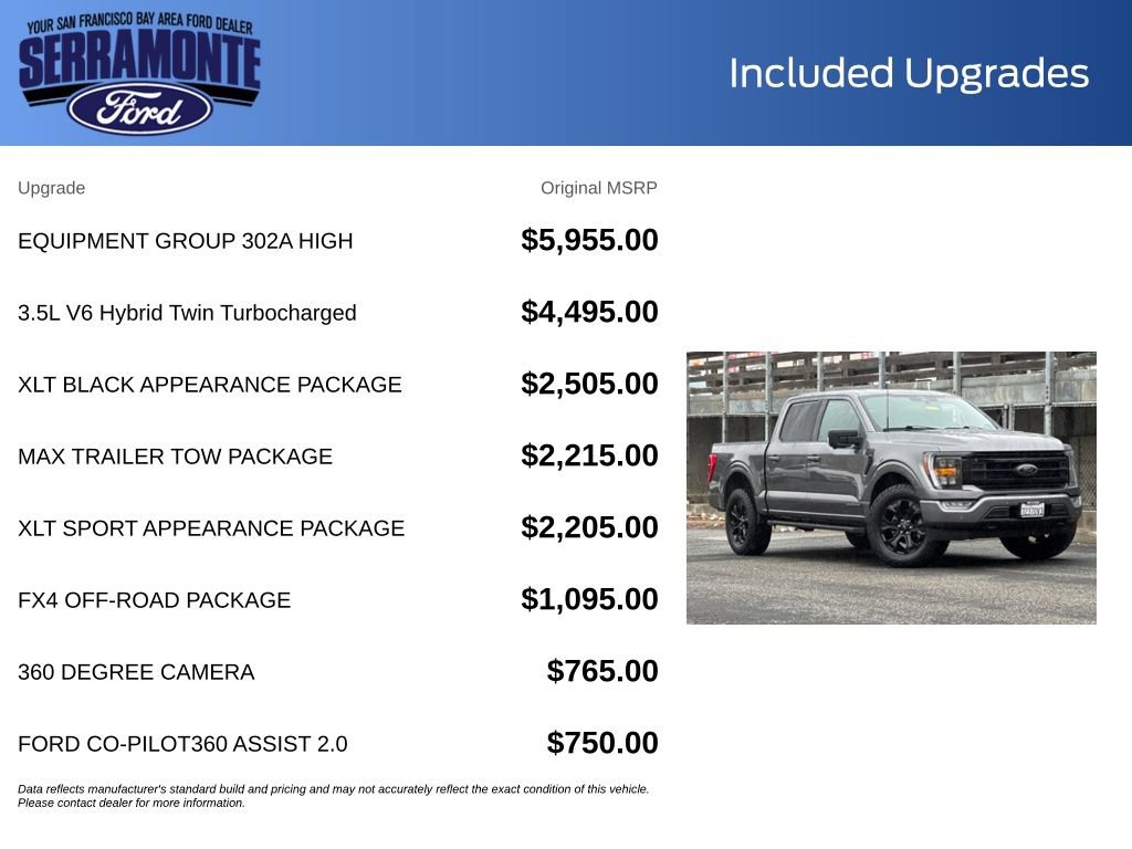 Certified 2023 Ford F150 XLT w/ Equipment Group 302A High AWD/4WD image 27