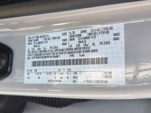 Certified 2023 Ford F150 XLT w/ Equipment Group 302A High AWD/4WD image 34