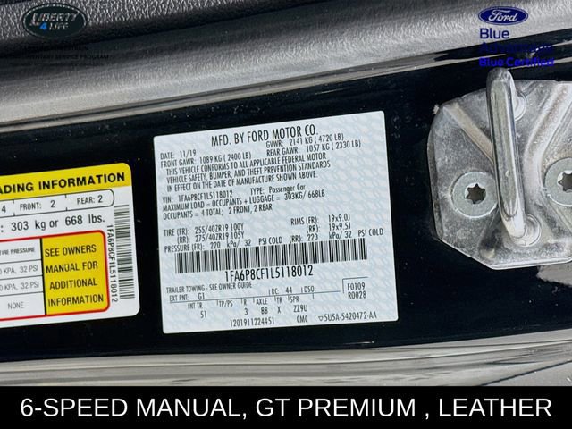 Certified 2020 Ford Mustang GT Premium w/ GT Performance Package image 30