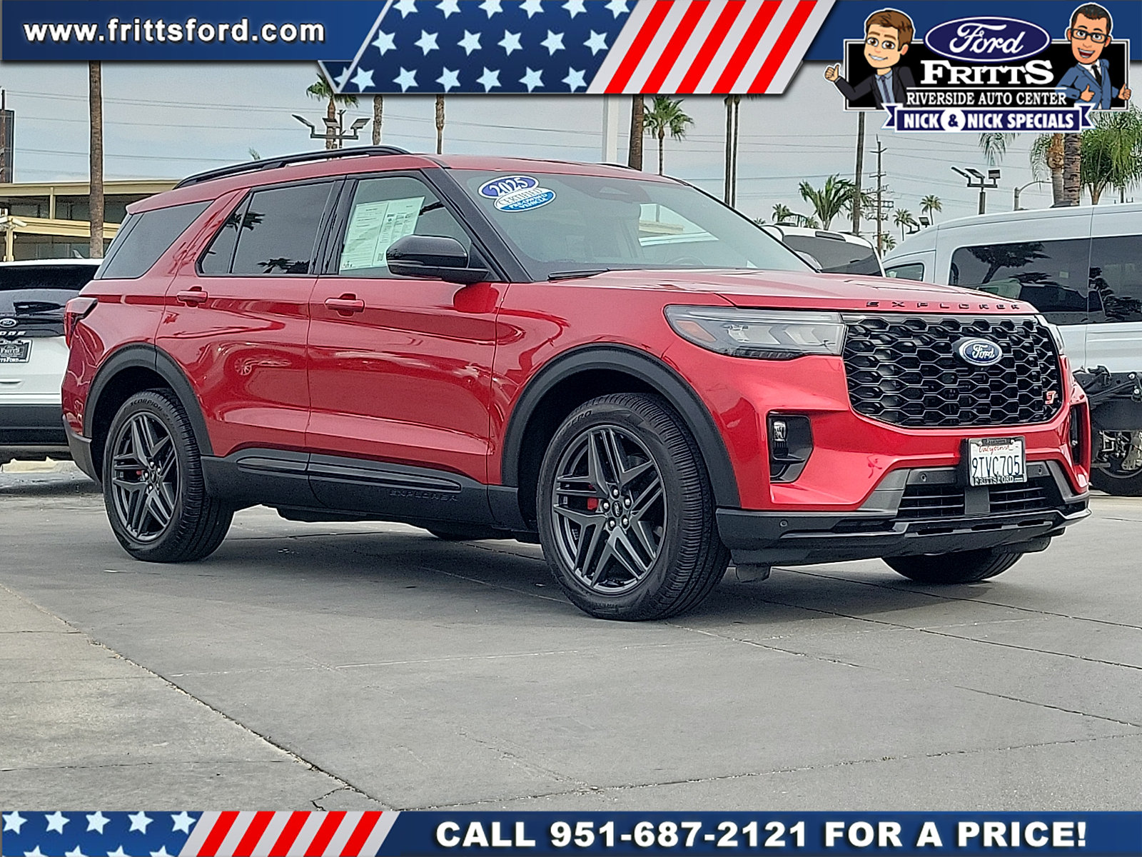 Certified 2025 Ford Explorer ST w/ Sun And Sound Package AWD/4WD image 24