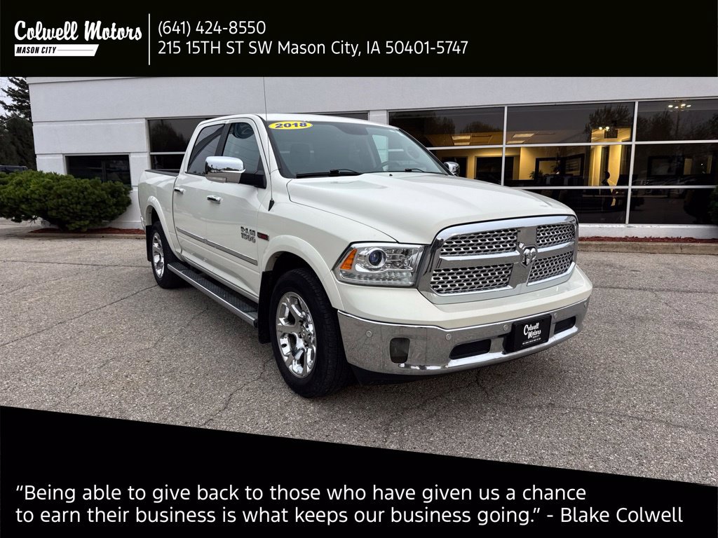 Used 2018 RAM 1500 Laramie w/ Convenience Group AWD/4WD image 1