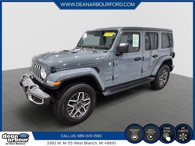 Used 2024 Jeep Wrangler Unlimited Sahara w/ Technology Group