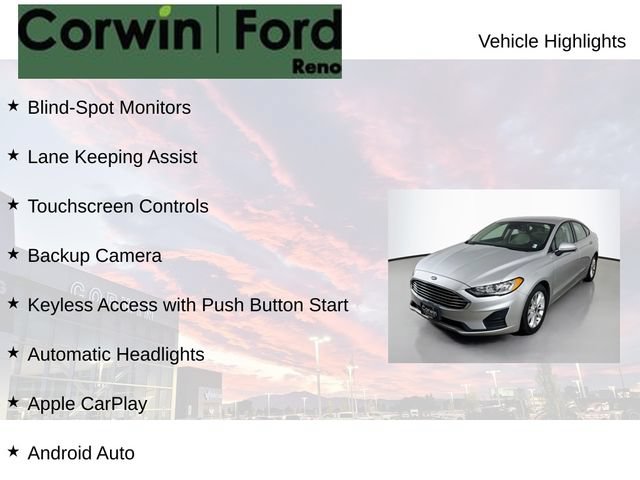 Certified 2019 Ford Fusion SE FWD image 6