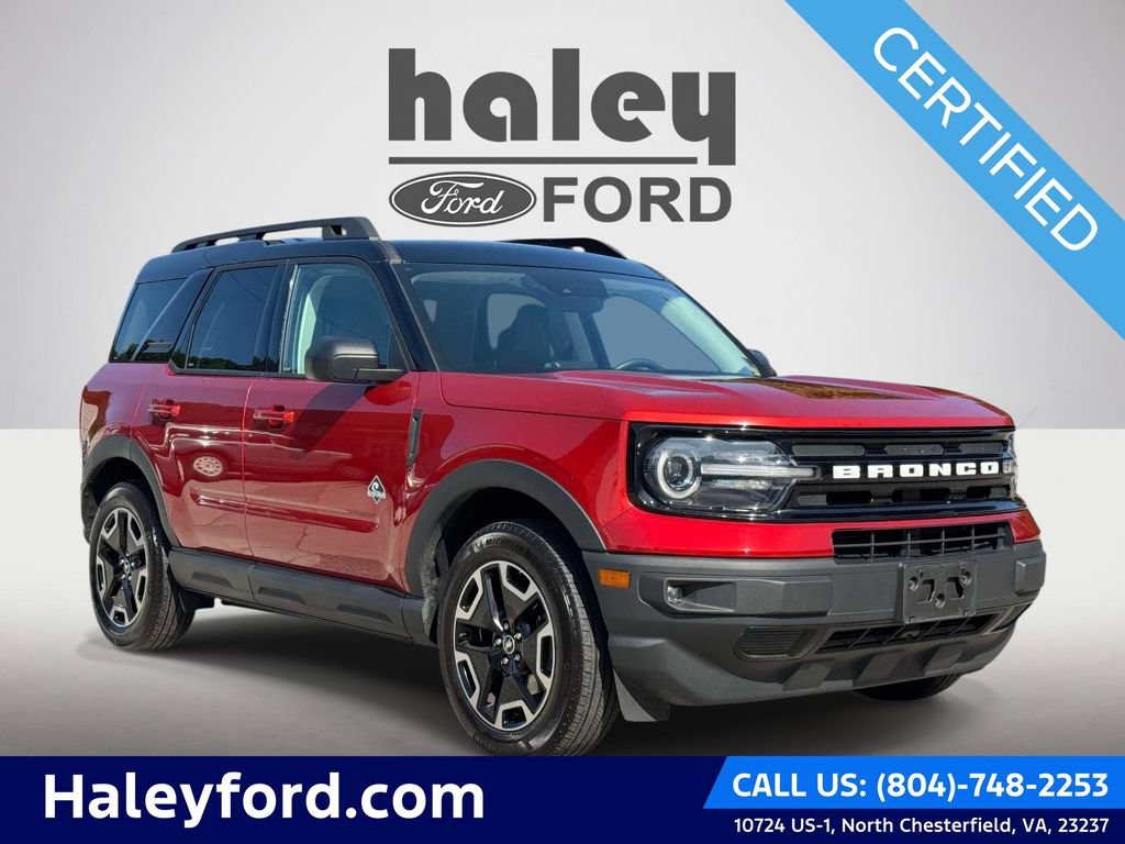 Certified 2022 Ford Bronco Sport Outer Banks w/ Tech Package AWD/4WD image 1