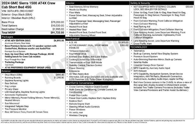 Used 2024 GMC Sierra 1500 AT4X w/ AT4X AEV Edition AWD/4WD image 8