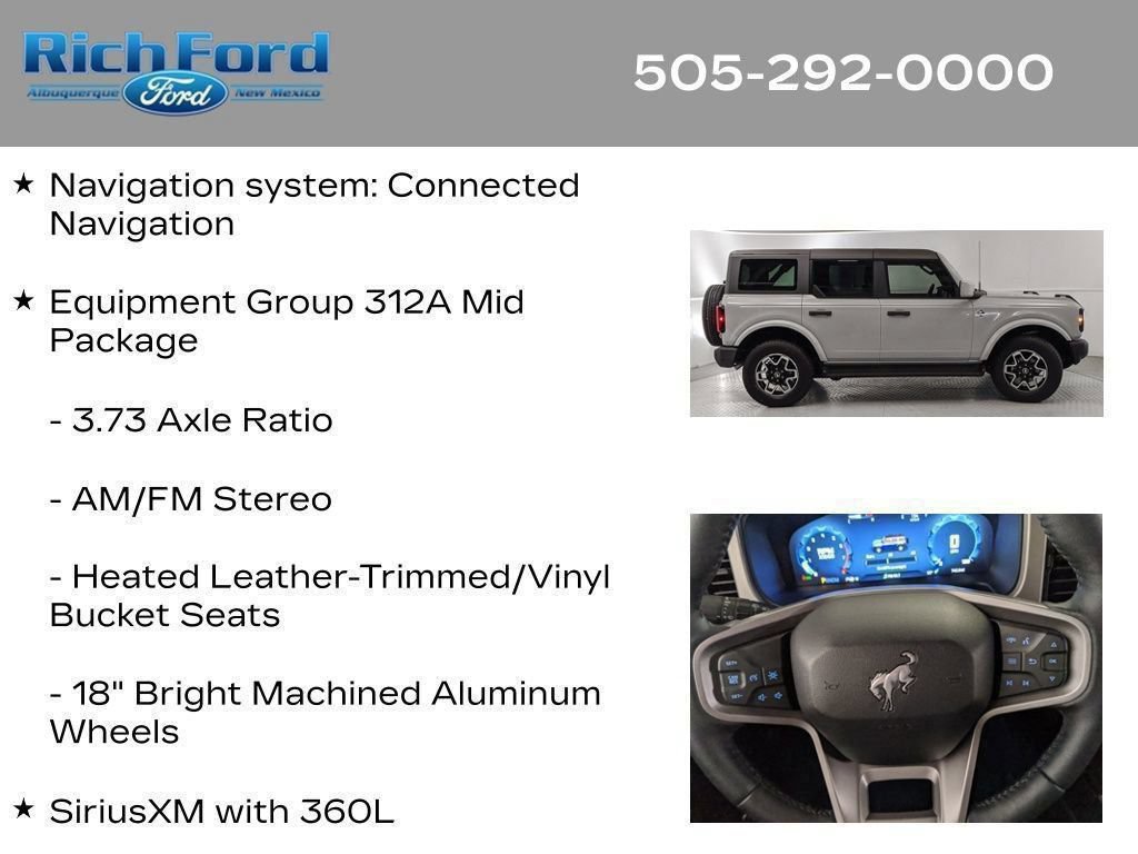Certified 2026 Ford Bronco Outer Banks AWD/4WD image 35