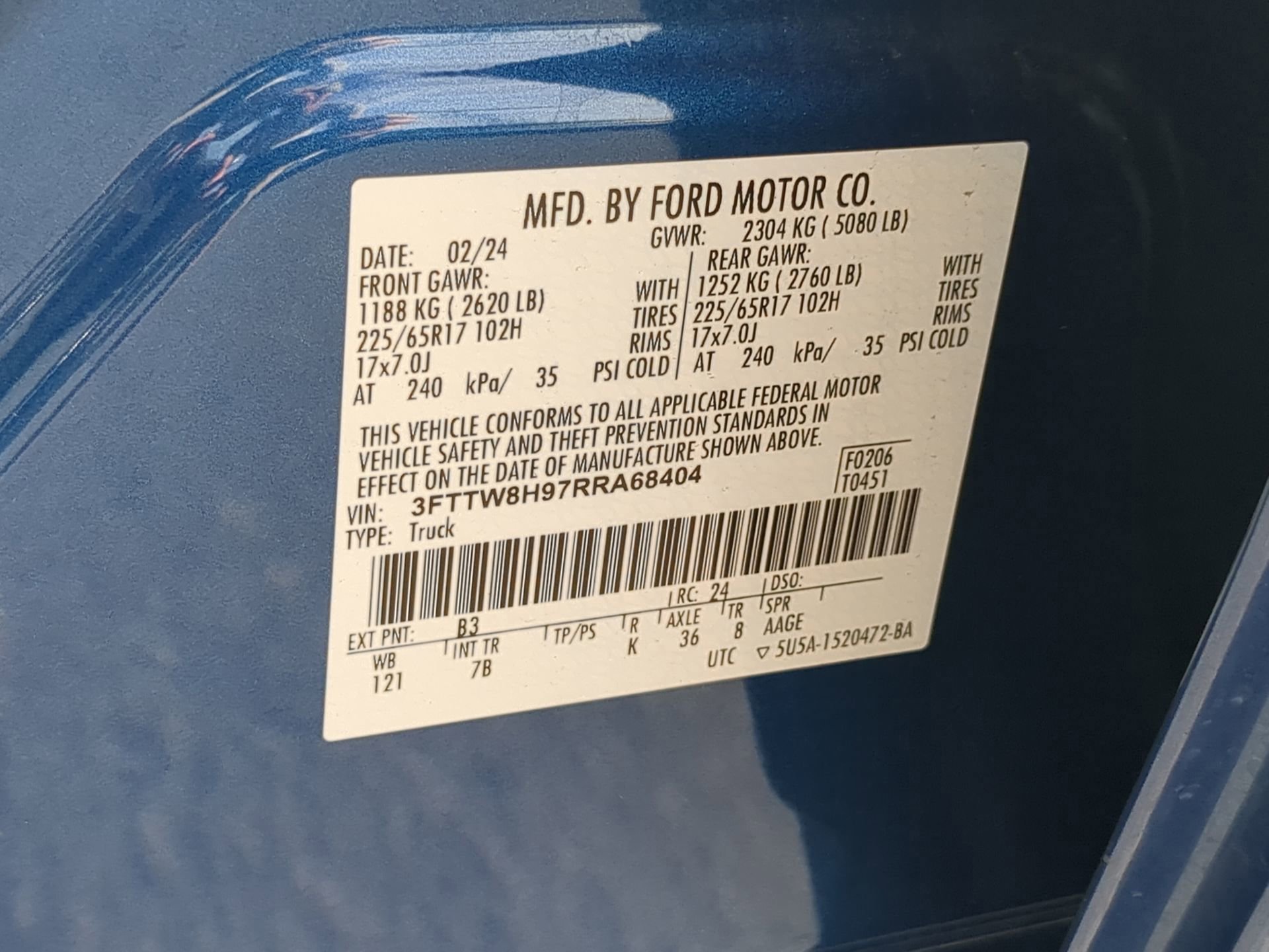 Certified 2024 Ford Maverick XLT image 61