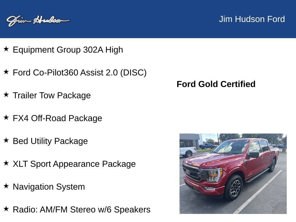 Certified 2022 Ford F150 XLT w/ Equipment Group 302A High AWD/4WD image 12