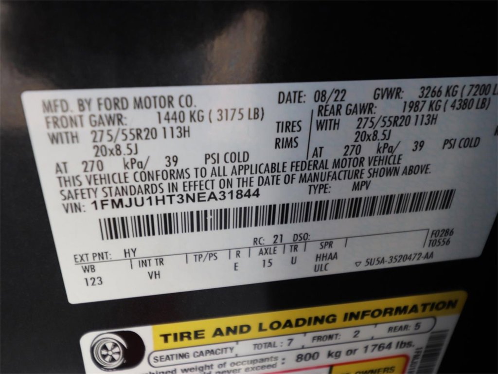 Certified 2022 Ford Expedition XLT image 27