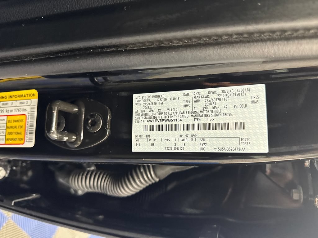 Certified 2023 Ford F150 Lightning Lariat w/ Equipment Group 511A High AWD/4WD image 34