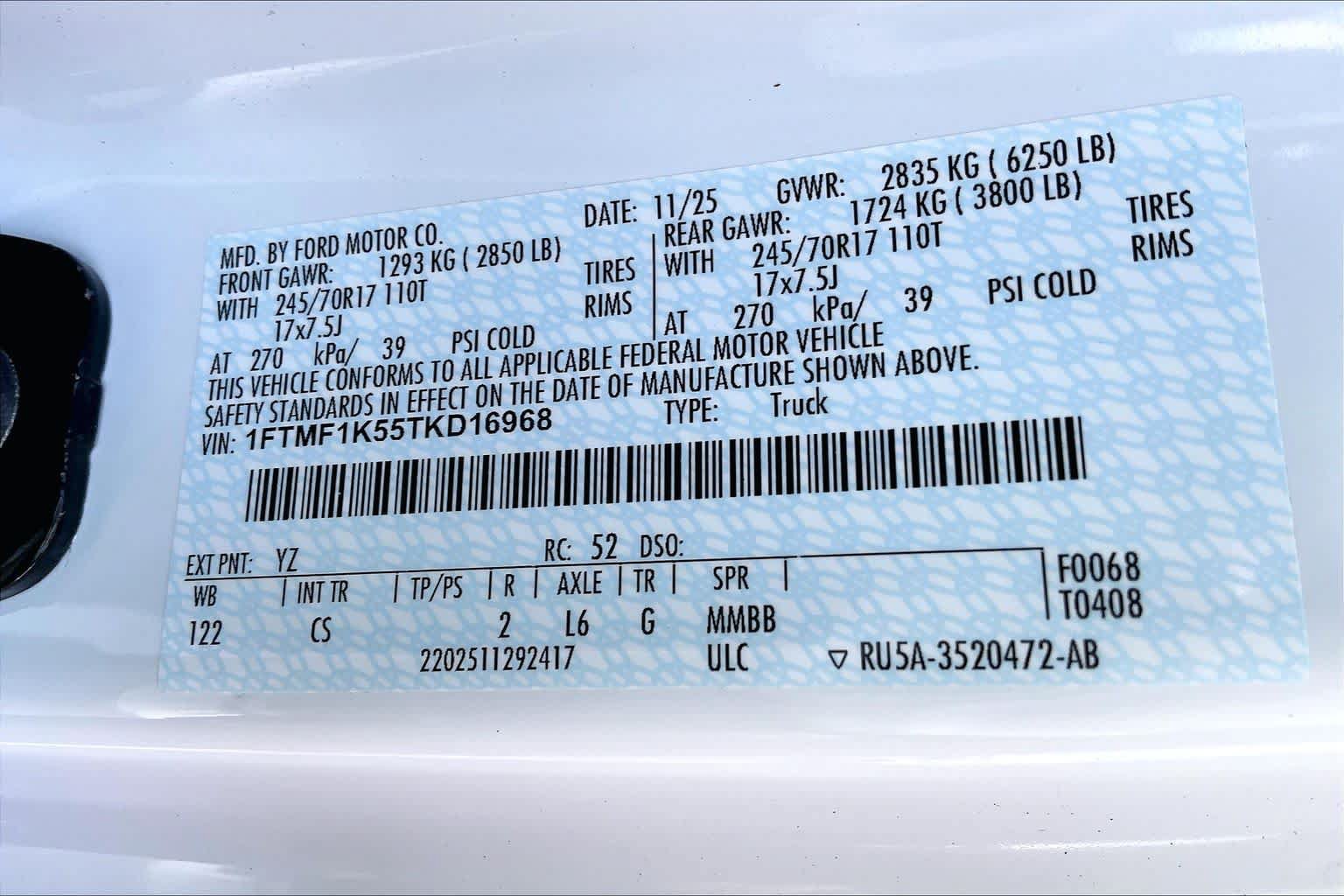 Certified 2026 Ford F150 XL RWD image 31
