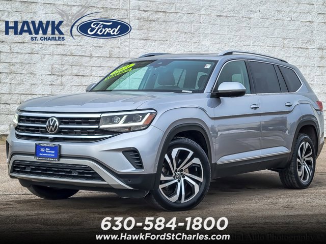 Used 2021 Volkswagen Atlas SEL Premium w/ MDO Package (Bench Seat)