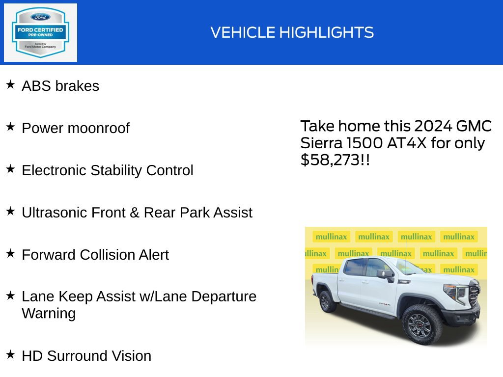 Used 2024 GMC Sierra 1500 AT4X AWD/4WD image 19