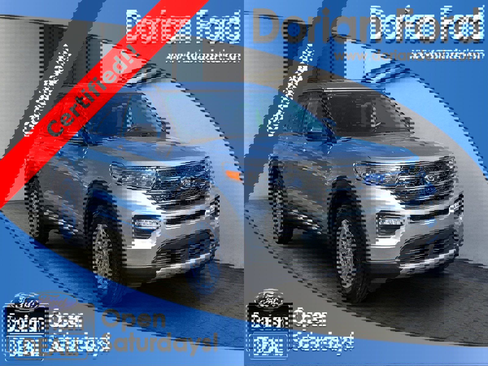 Certified 2023 Ford Explorer XLT w/ Equipment Group 202A image 7