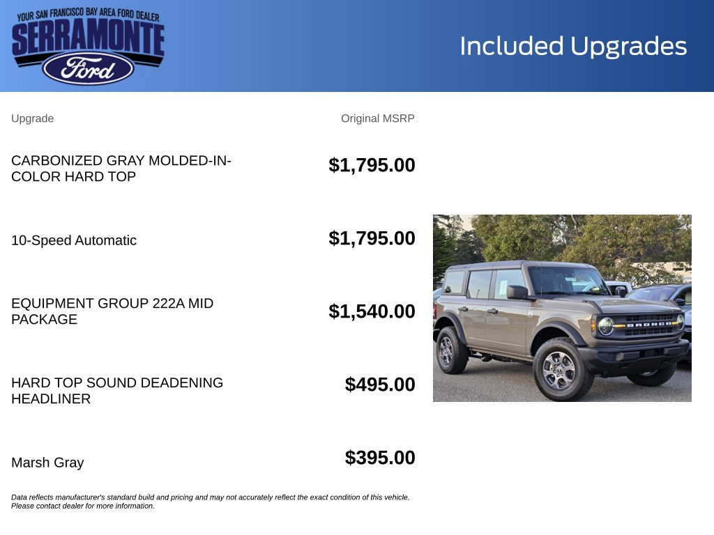 Certified 2025 Ford Bronco Big Bend AWD/4WD image 27