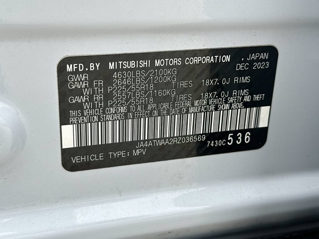 Used 2024 Mitsubishi Eclipse Cross SE AWD/4WD image 30
