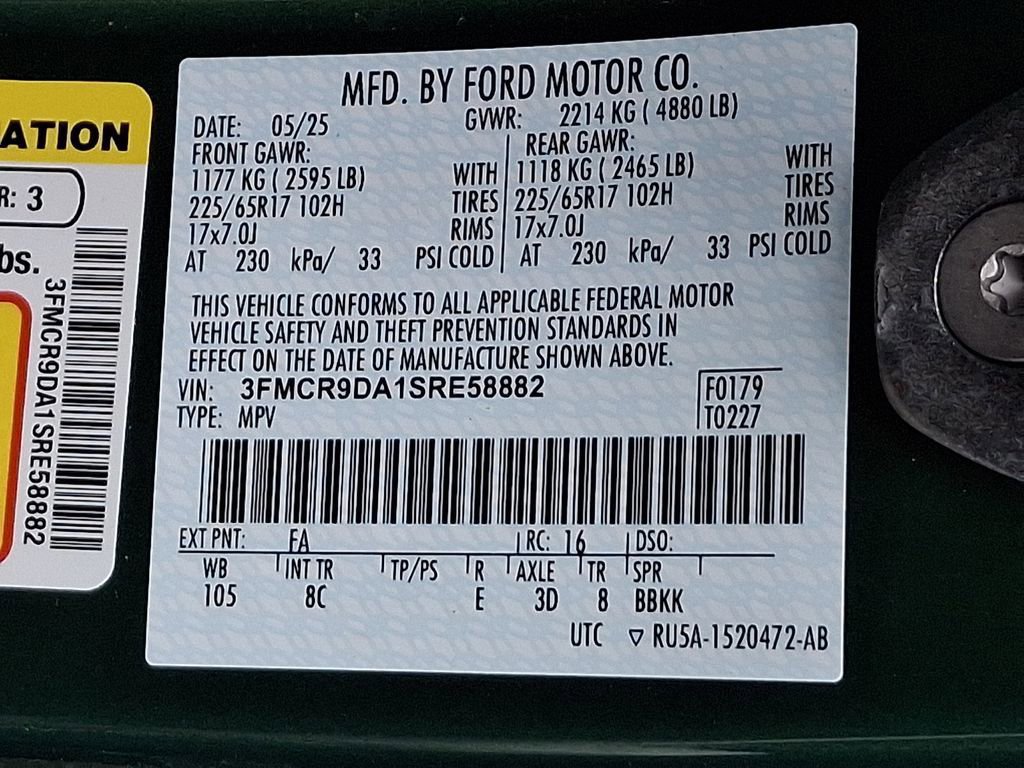 Certified 2025 Ford Bronco Sport Badlands image 28