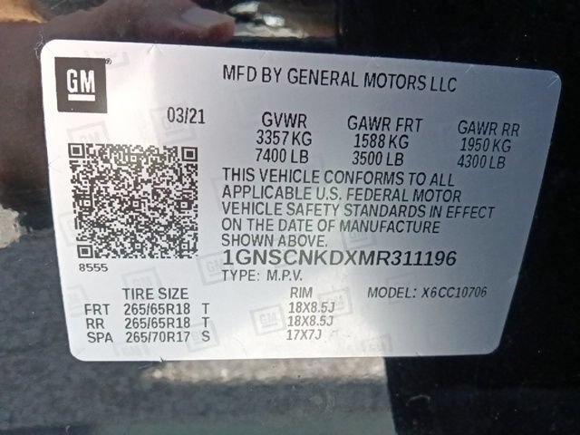 Used 2021 Chevrolet Tahoe LT RWD image 38