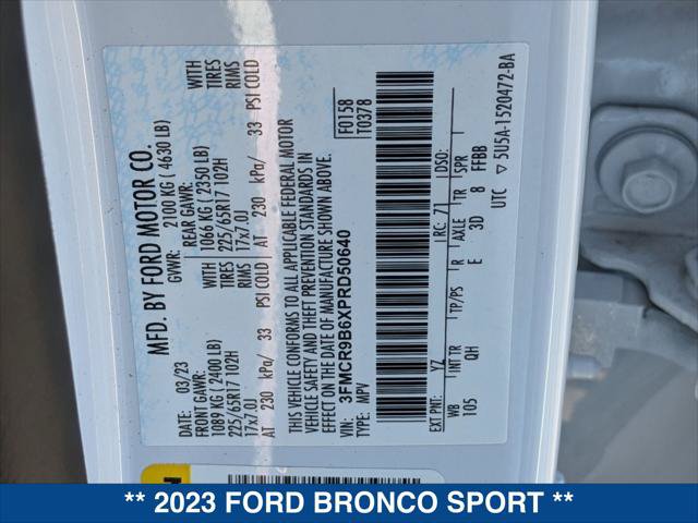 Certified 2023 Ford Bronco Sport Big Bend AWD/4WD image 24
