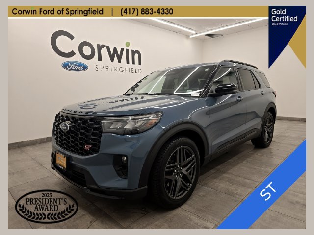 Certified 2025 Ford Explorer ST w/ Sun And Sound Package AWD/4WD 360° Tour