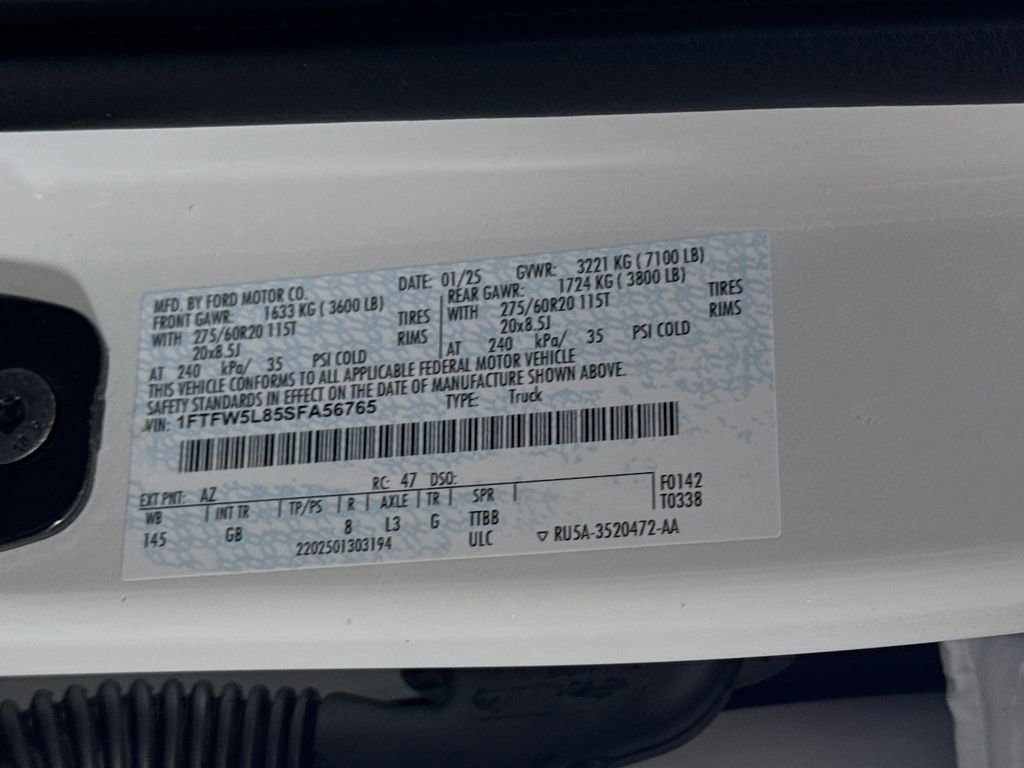Certified 2025 Ford F150 Lariat w/ Equipment Group 502A High AWD/4WD image 34