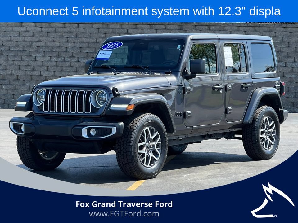 Used 2025 Jeep Wrangler Unlimited Sahara AWD/4WD image 1