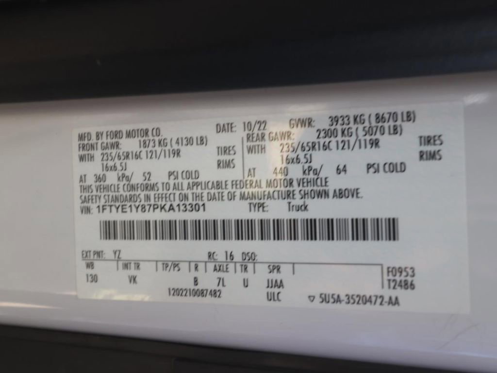 Certified 2023 Ford Transit 150 Low Roof RWD image 24