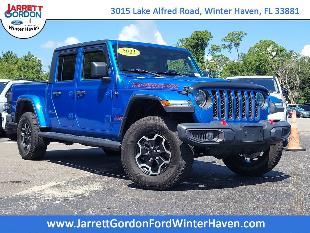 Used 2021 Jeep Gladiator Rubicon AWD/4WD image 1