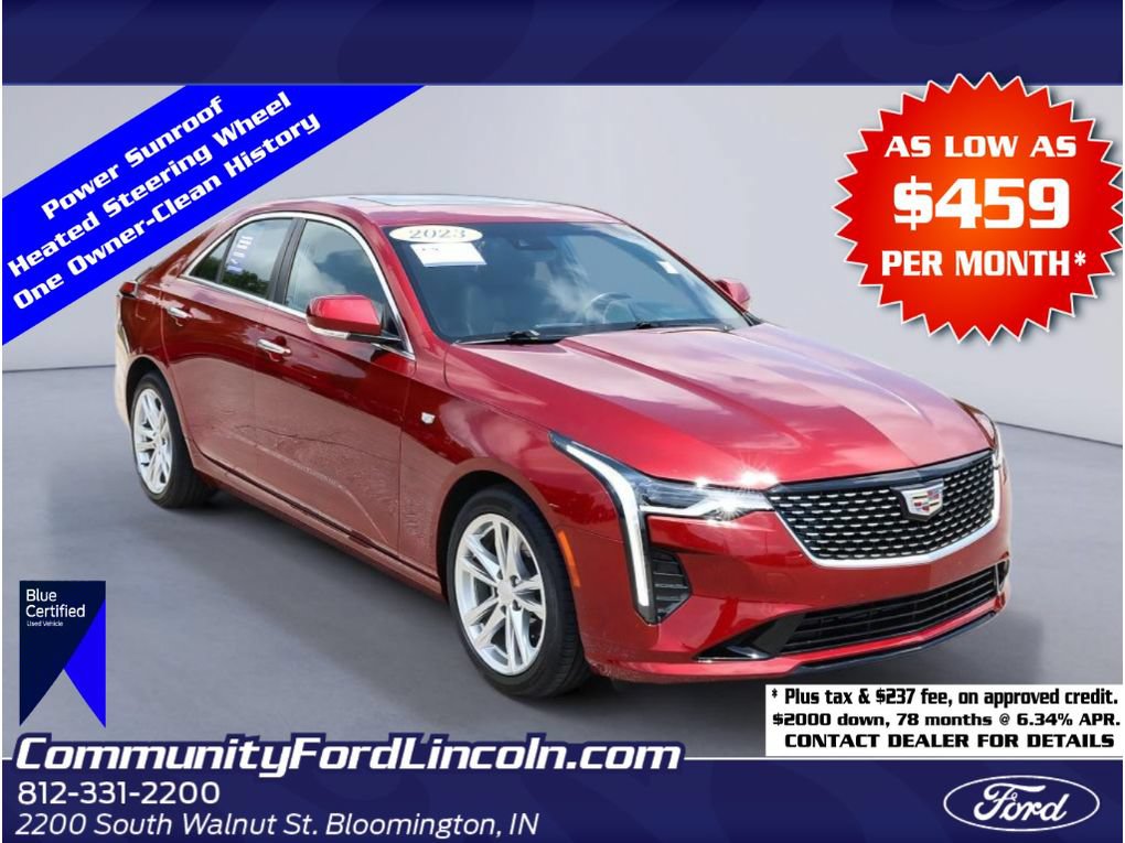 Used 2023 Cadillac CT4 Luxury w/ Sun And Sound Package