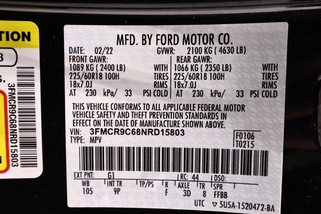 Certified 2022 Ford Bronco Sport Outer Banks w/ Tech Package AWD/4WD image 46
