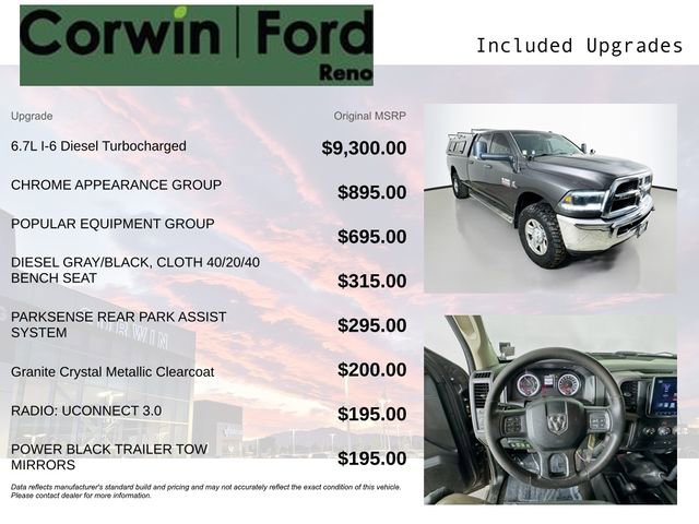 Used 2018 RAM 2500 Tradesman w/ Chrome Appearance Group image 3