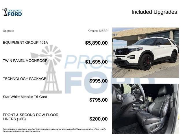 Certified 2023 Ford Explorer ST w/ Equipment Group 401A image 3