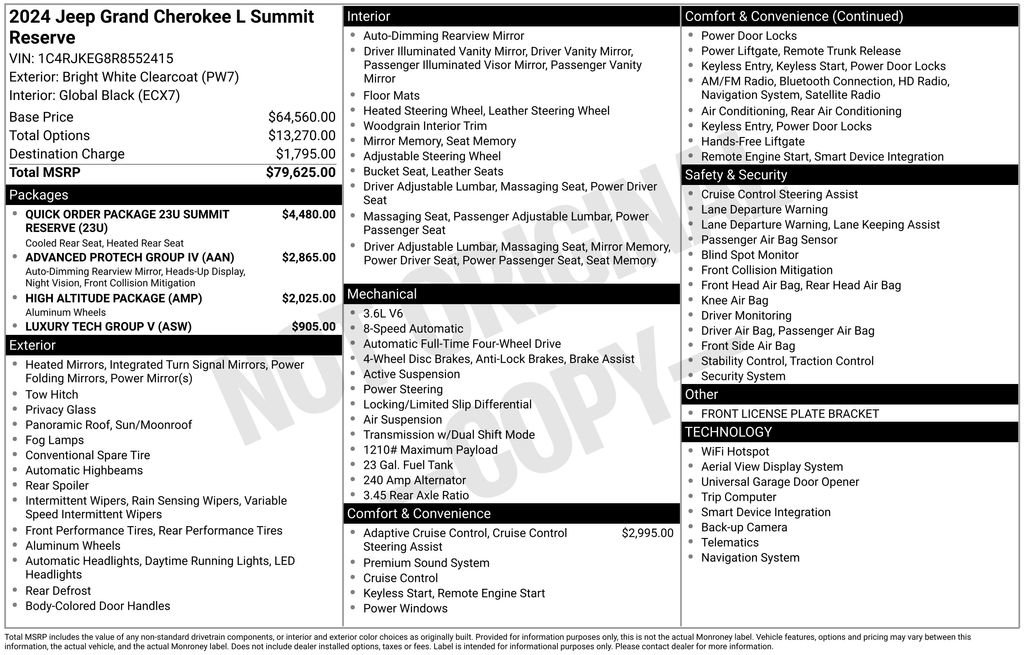 Used 2024 Jeep Grand Cherokee L Summit image 4