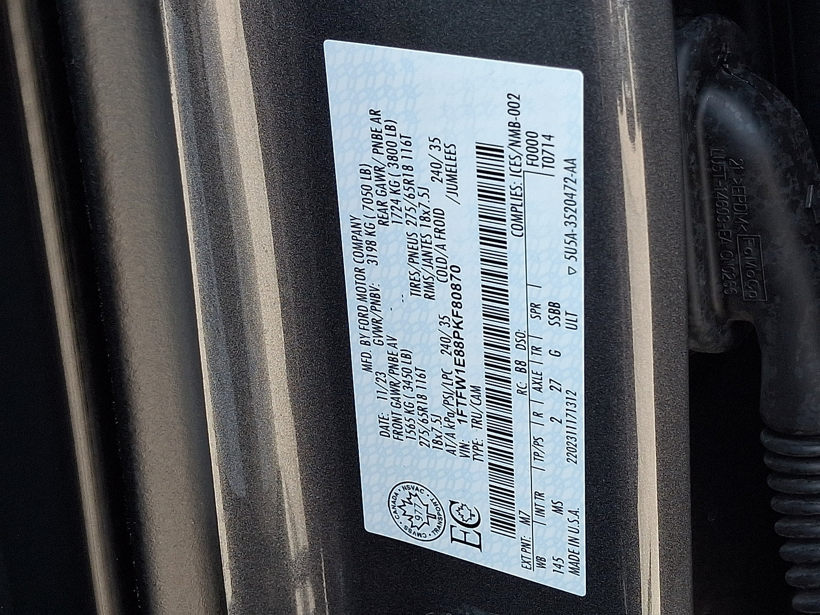 Certified 2023 Ford F150 XLT w/ Equipment Group 302A High AWD/4WD image 29